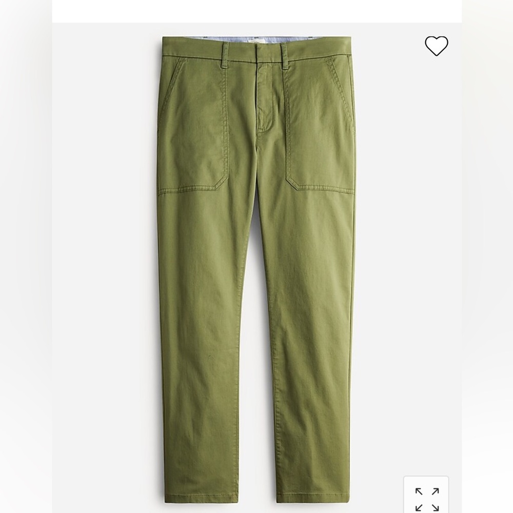 J Crew Patch-pocket slim boyfriend chino pant